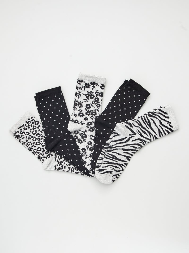 Lote de 5 pares de meias BEGE - Kiabi