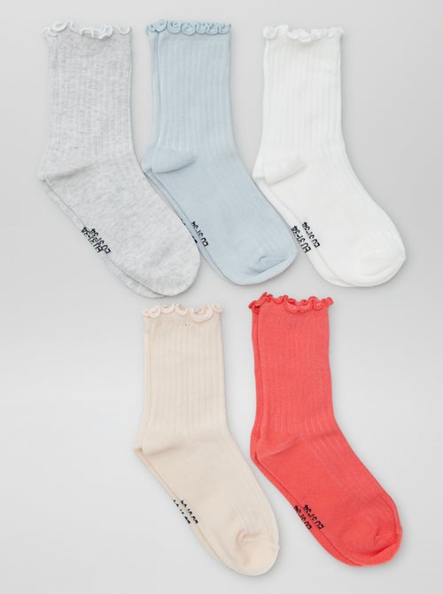 Lote de 5 pares de meias - Kiabi