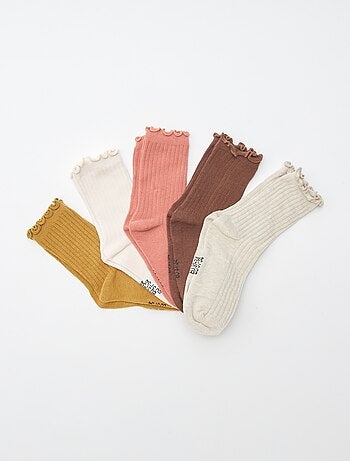 Lote de 5 pares de meias