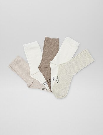 Lote de 5 pares de meias