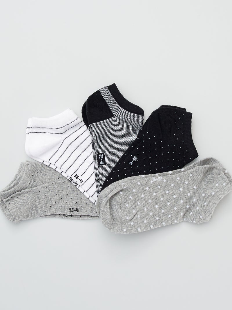 Lote de 5 pares de meias BEGE - Kiabi