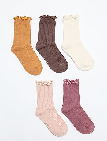 Lote de 5 pares de meias