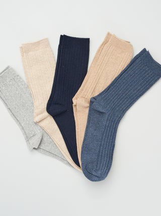 Lote de 5 pares de meias