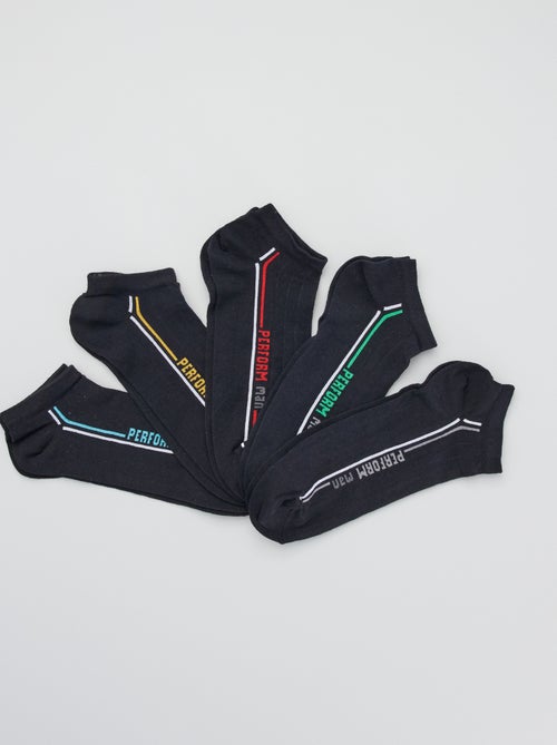 Lote de 5 pares de meias de desporto - Kiabi