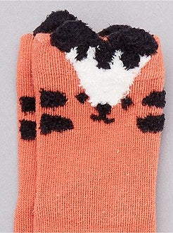 Lote de 5 pares de meias em algodão biológico - Kiabi