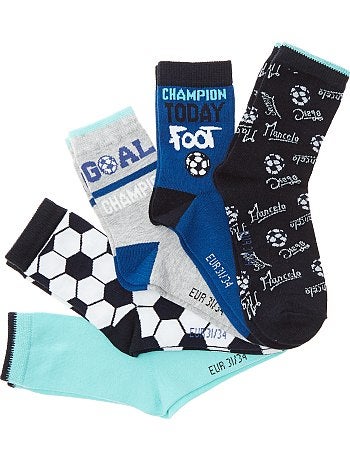 Lote de 5 pares de meias 'Foot' - Kiabi