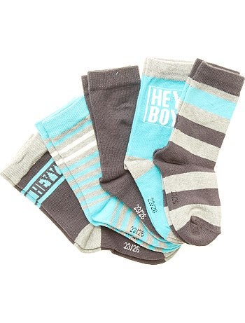 Lote de 5 pares de meias - Kiabi