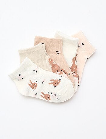 Lote de 5 pares de meias invisíveis