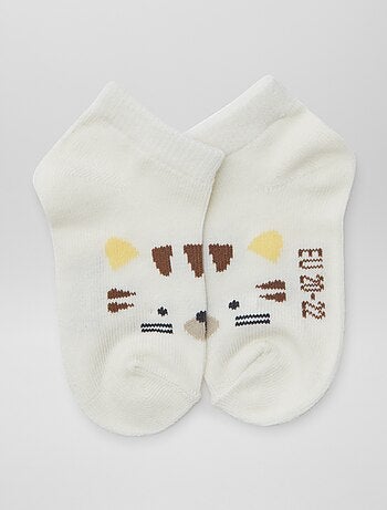 Lote de 5 pares de meias invisíveis