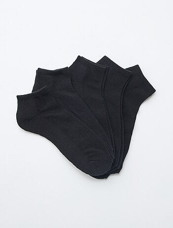 Lote de 5 pares de meias invisíveis