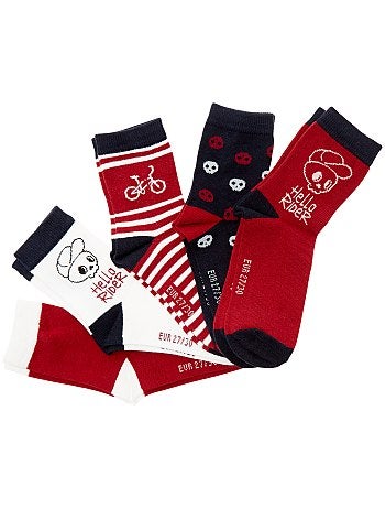 Lote de 5 pares de meias 'vélo' - Kiabi