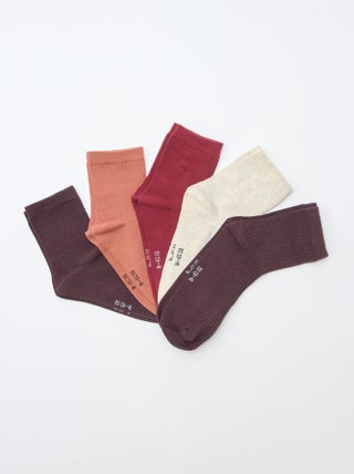 Lote de 5 pares de meias