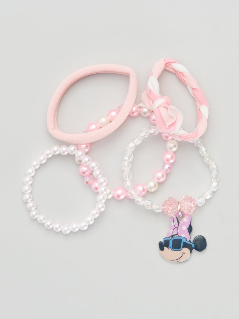 Lote de 5 pulseiras 'Minnie' ROSA - Kiabi