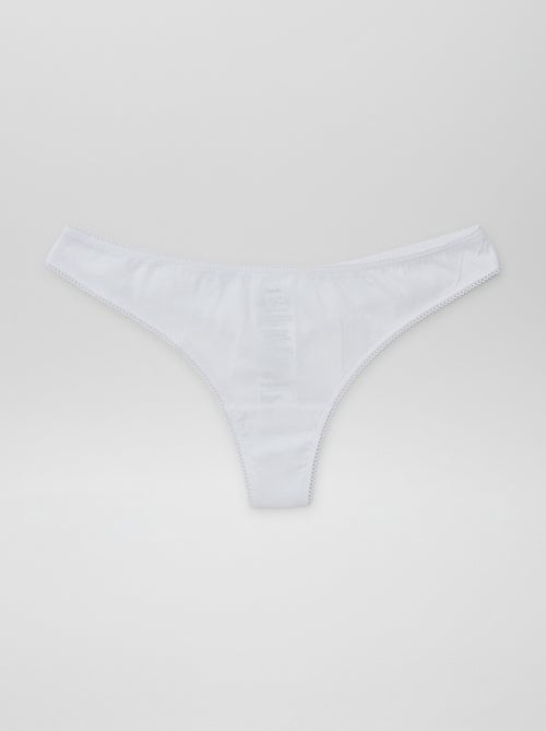 Lote de 5 tangas - Kiabi