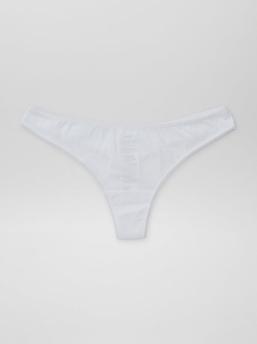 Lote de 5 tangas - Kiabi