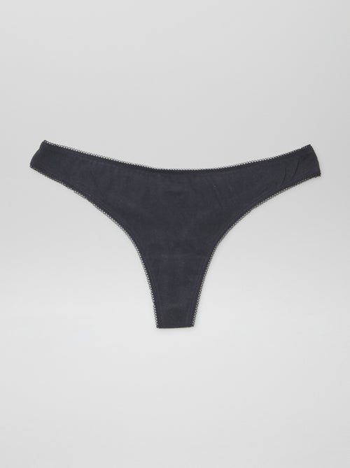 Lote de 5 tangas - Kiabi