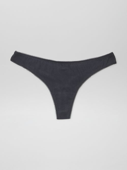 Lote de 5 tangas - Kiabi