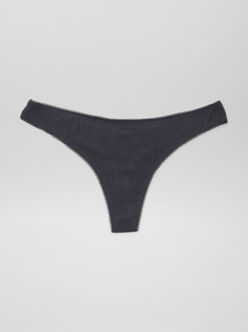 Lote de 5 tangas - Kiabi