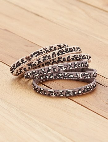 Lote de 6 elásticos animal - Kiabi