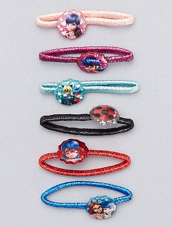Lote de 6 elásticos 'Miraculous' - Kiabi