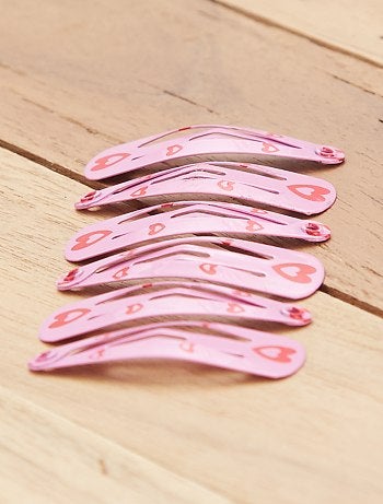 Lote de 6 ganchos corações - Kiabi