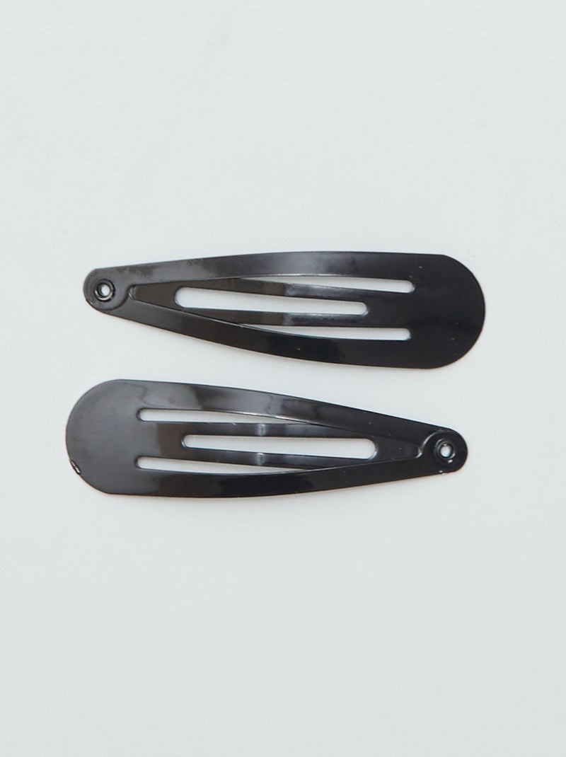 Lote de 6 pinças para cabelo Preto - Kiabi