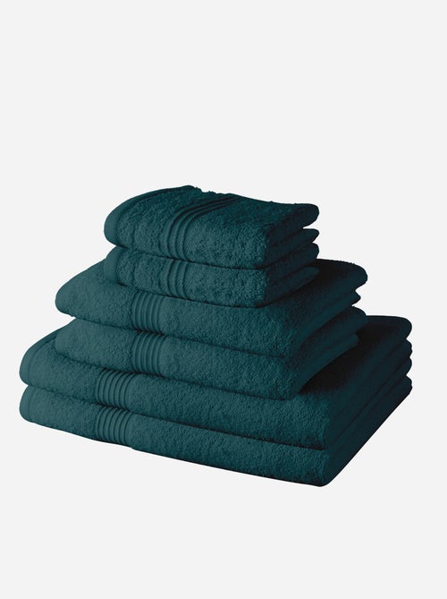 Lote de 6 toalhas de mesa e toalhas de banho - Kiabi