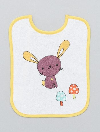 Lote de 7 babetes com estampado 'Animais' - Kiabi