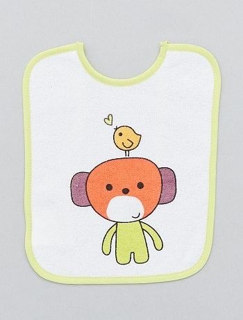 Lote de 7 babetes com estampado 'Animais' - Kiabi