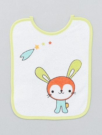 Lote de 7 babetes com estampado 'Animais' - Kiabi