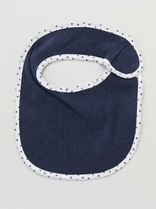 Lote de 7 babetes em felpa com tira de velcro - Kiabi