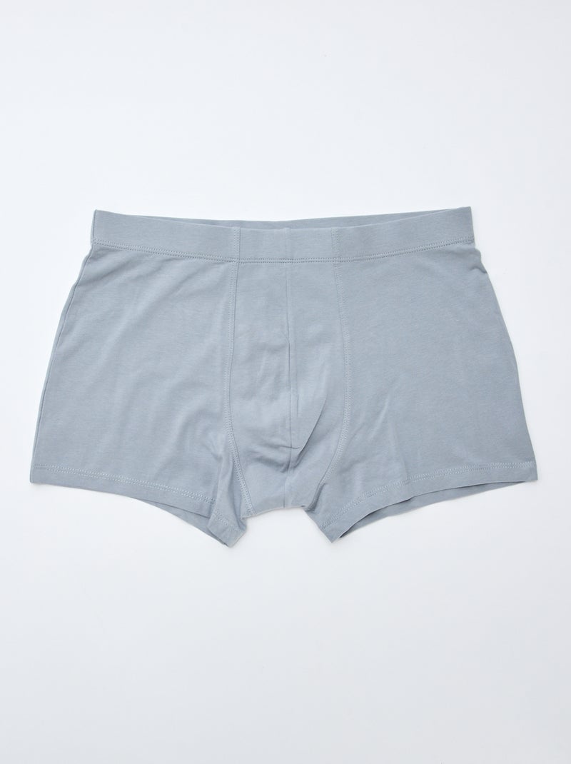 Lote de 7 boxers elásticos Azul - Kiabi