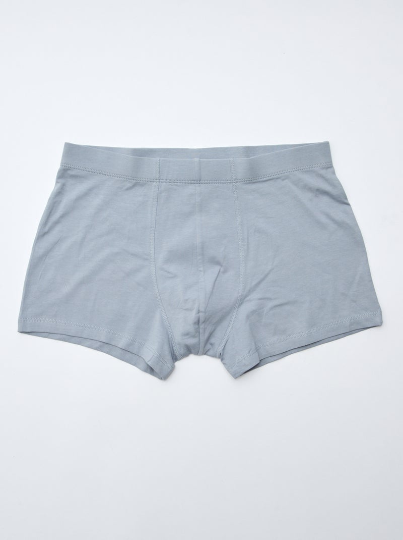 Lote de 7 boxers elásticos Azul - Kiabi