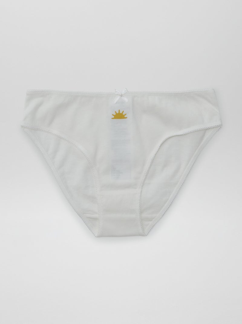 Lote de 7 cuecas AMARELO - Kiabi