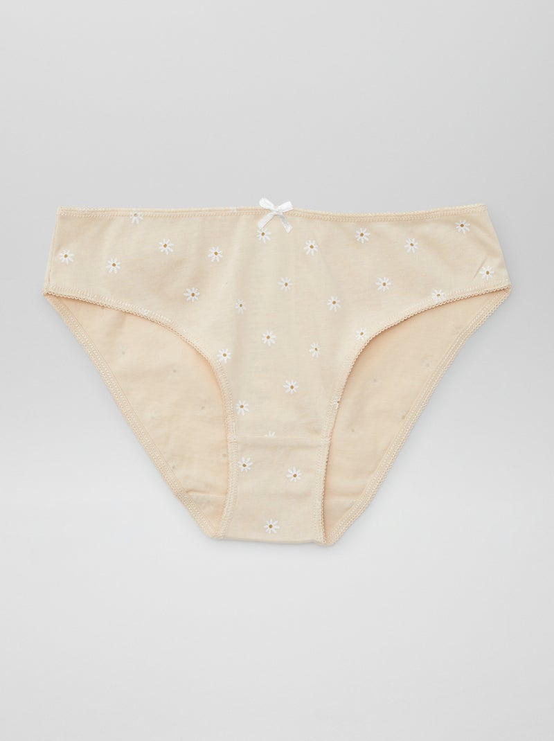 Lote de 7 cuecas BEGE - Kiabi