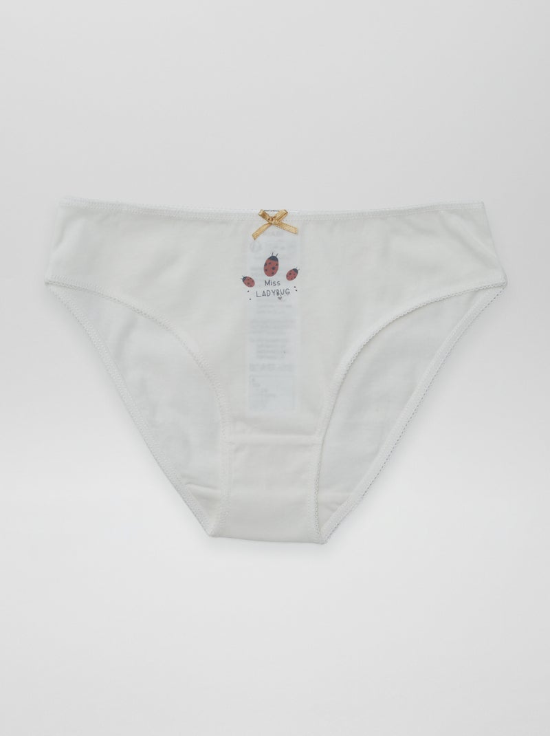 Lote de 7 cuecas BEGE - Kiabi