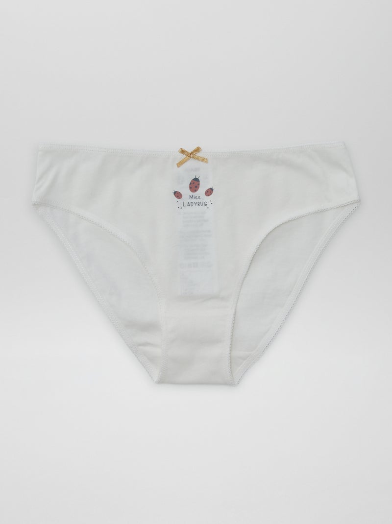 Lote de 7 cuecas BEGE - Kiabi