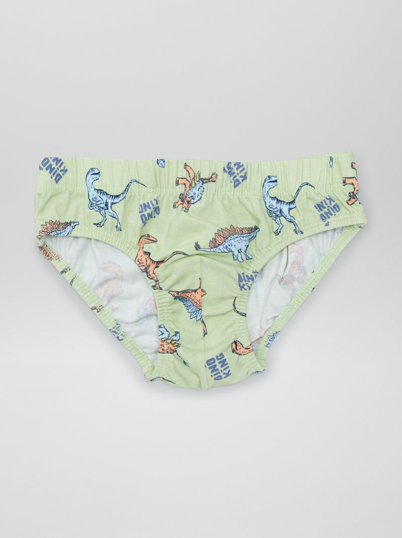 Lote de 7 cuecas estampadas AZUL - Kiabi