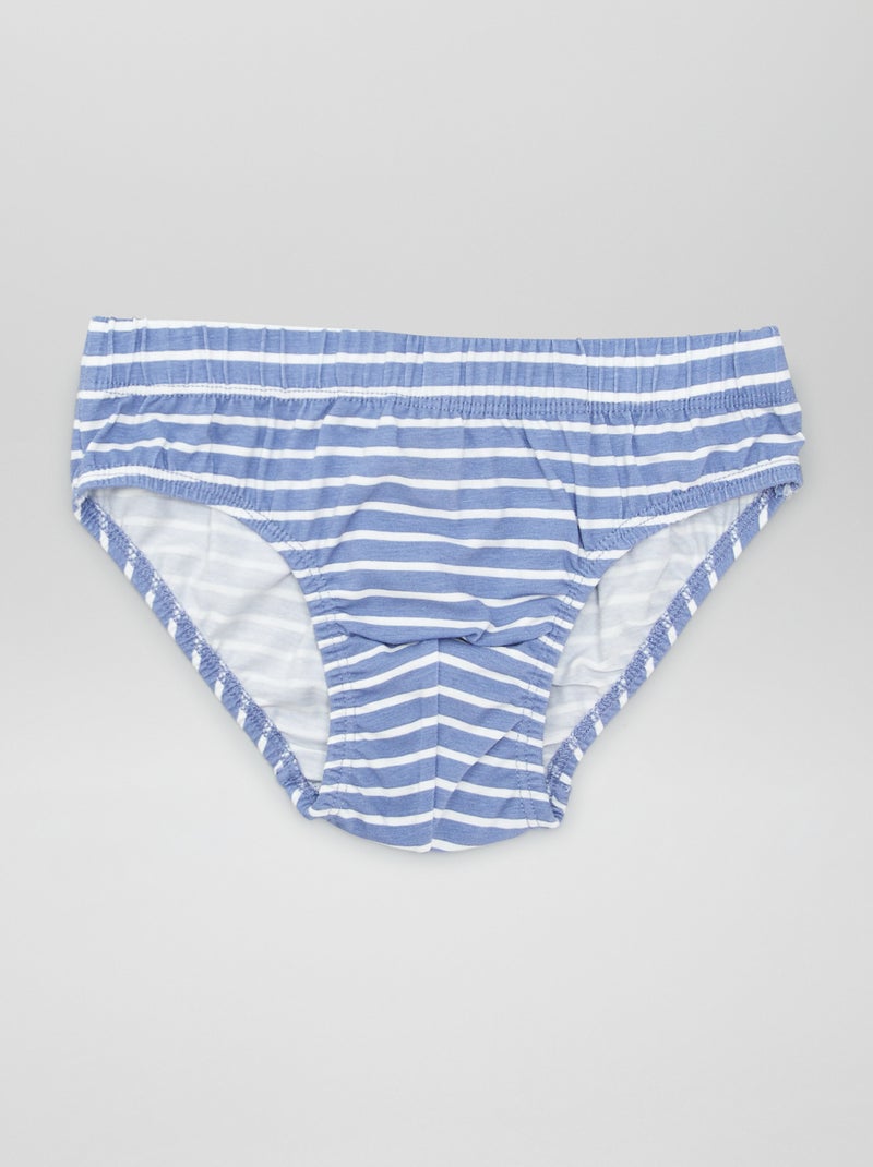 Lote de 7 cuecas estampadas AZUL - Kiabi