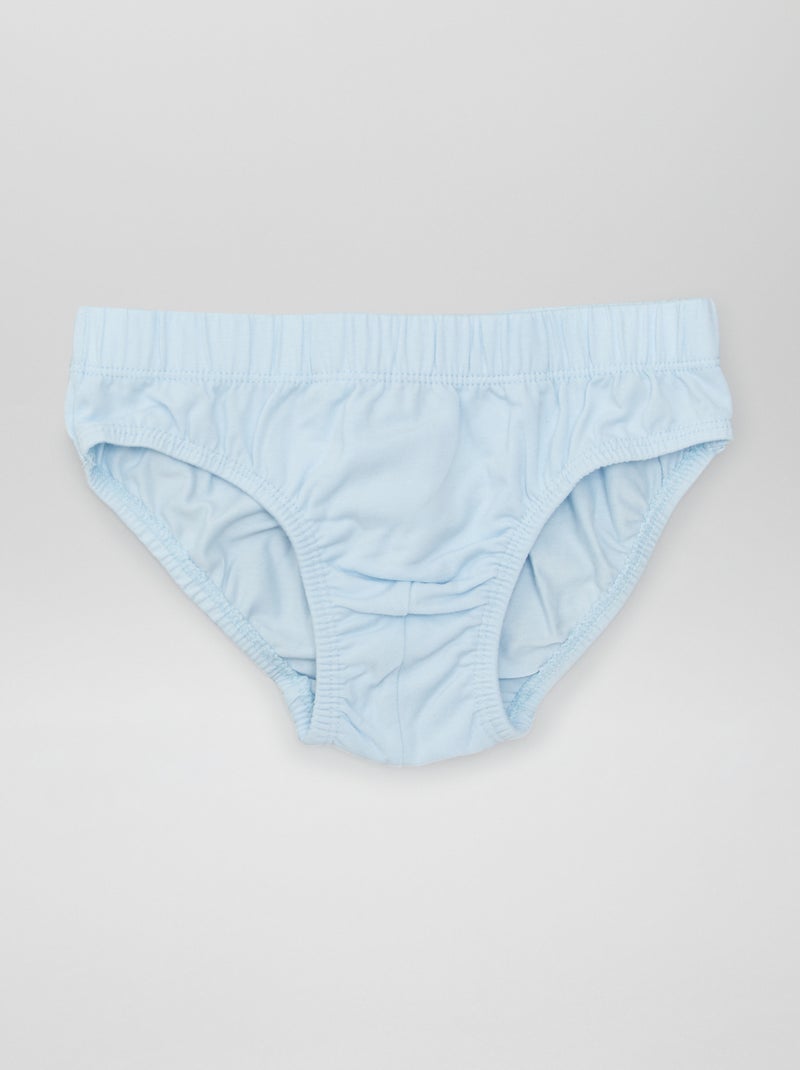 Lote de 7 cuecas estampadas AZUL - Kiabi