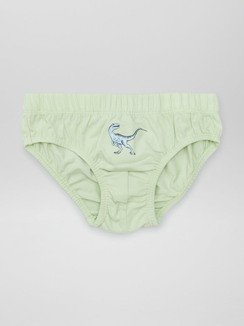 Lote de 7 cuecas estampadas AZUL - Kiabi