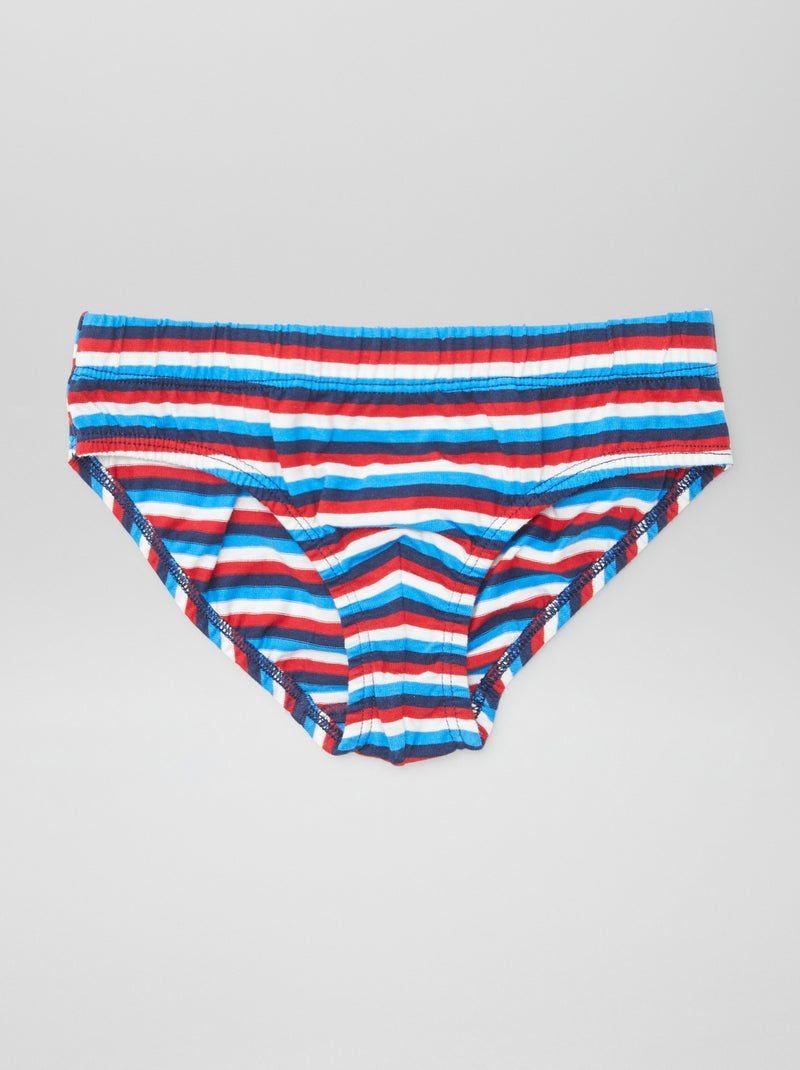 Lote de 7 cuecas estampadas AZUL - Kiabi