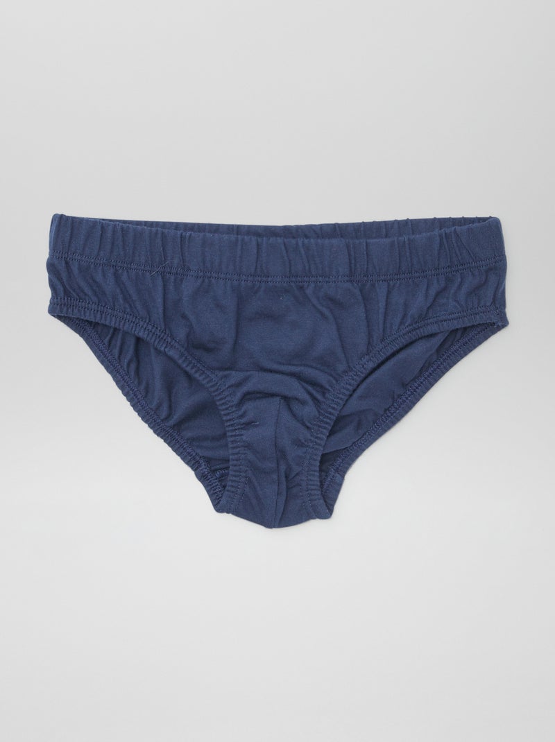 Lote de 7 cuecas estampadas AZUL - Kiabi