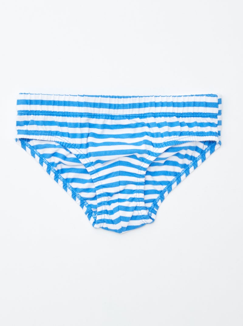 Lote de 7 cuecas estampadas AZUL - Kiabi