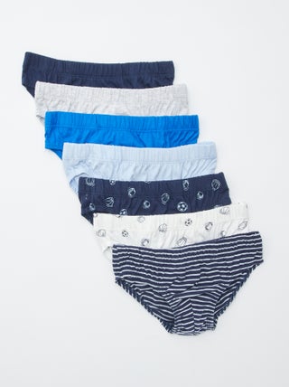 Lote de 7 cuecas estampadas