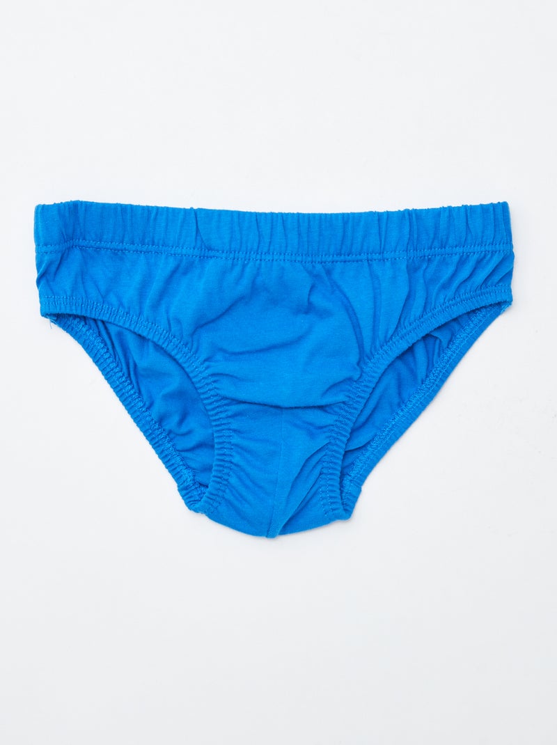 Lote de 7 cuecas estampadas Azul - Kiabi