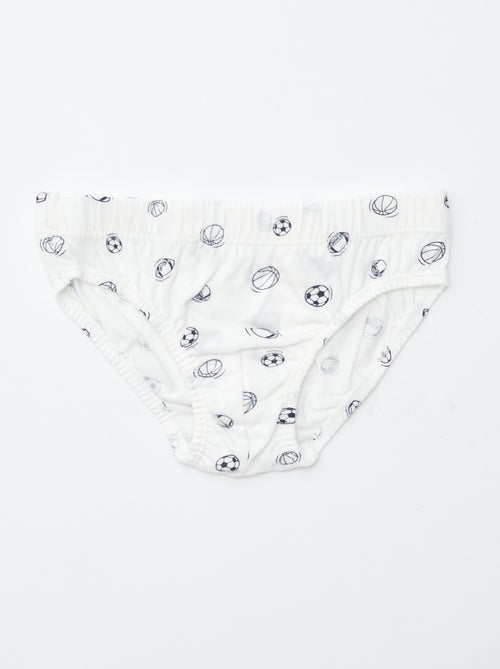 Lote de 7 cuecas estampadas - Kiabi