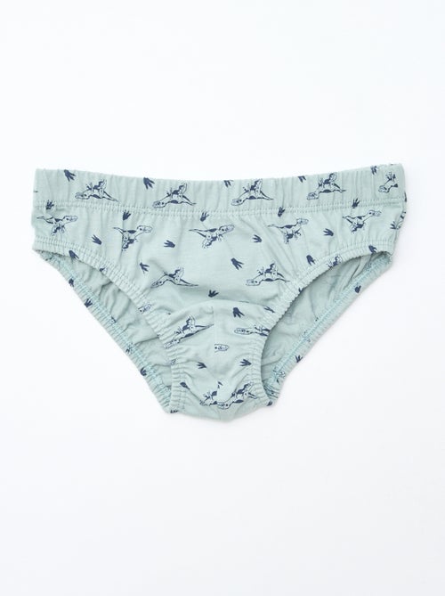 Lote de 7 cuecas estampadas - Kiabi