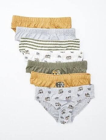 Lote de 7 cuecas estampadas