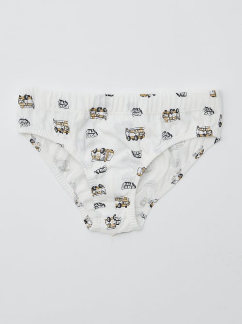 Lote de 7 cuecas estampadas - Kiabi